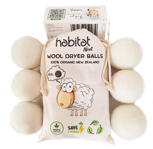 Habitat Nest Wool Dryer Balls -Rivoluzione dell'asciugatura-